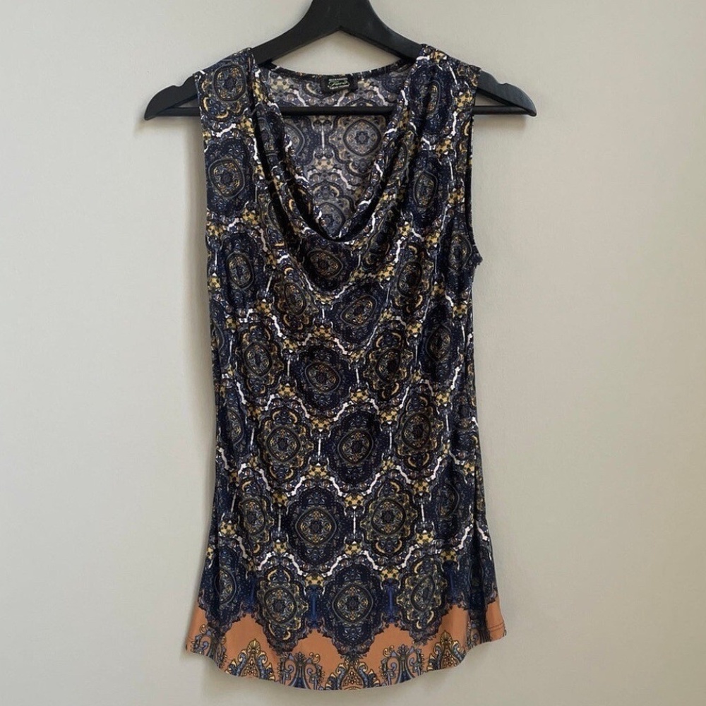 Shannon Ford NY Paisley Top Made in USA Size Small